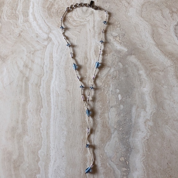 Blue Bead Necklace - Picture 1 of 1